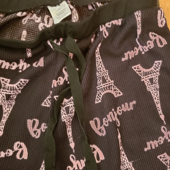 Paris Eiffel Tower pajama pants size small EUC - Picture 4 of 6